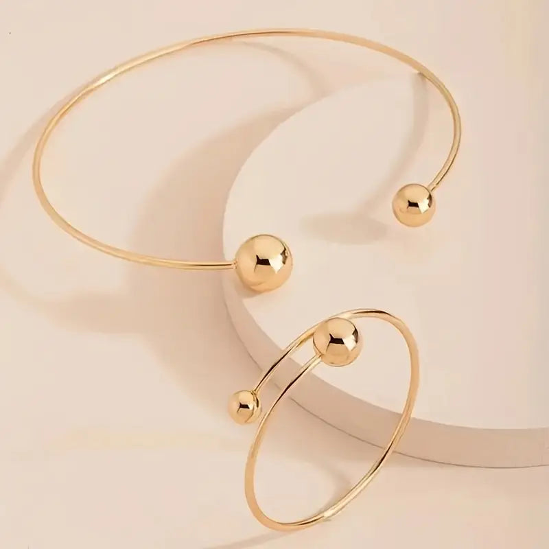 Glow™ | Gold Bracelet Set by Harrison & James - bracelet product image 3