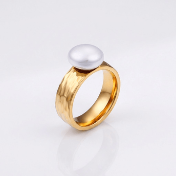 GOLD PEARL VINTAGE RING by Harrison & James - ring product image 1