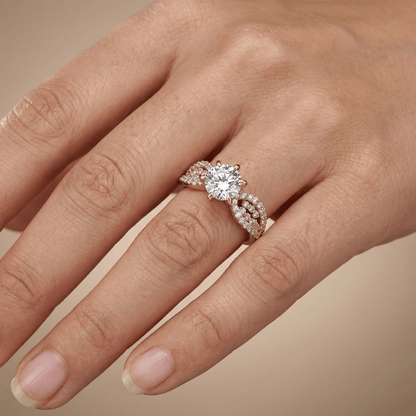 ROSE GOLD DIAMOND LEGACY RING by Harrison & James - ring product image 2