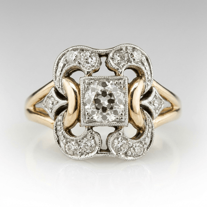 DIAMOND RETRO SCULPTURAL RING by Harrison & James - ring product image 1