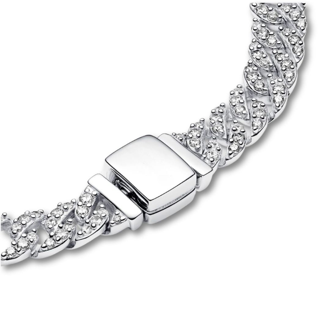 Pave Cuban Bracelet | Gold by Harrison & James - bracelet product image 8