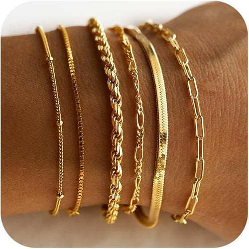 Vernetta™ | Gold Bracelet Set by Harrison & James - bracelet product image 1