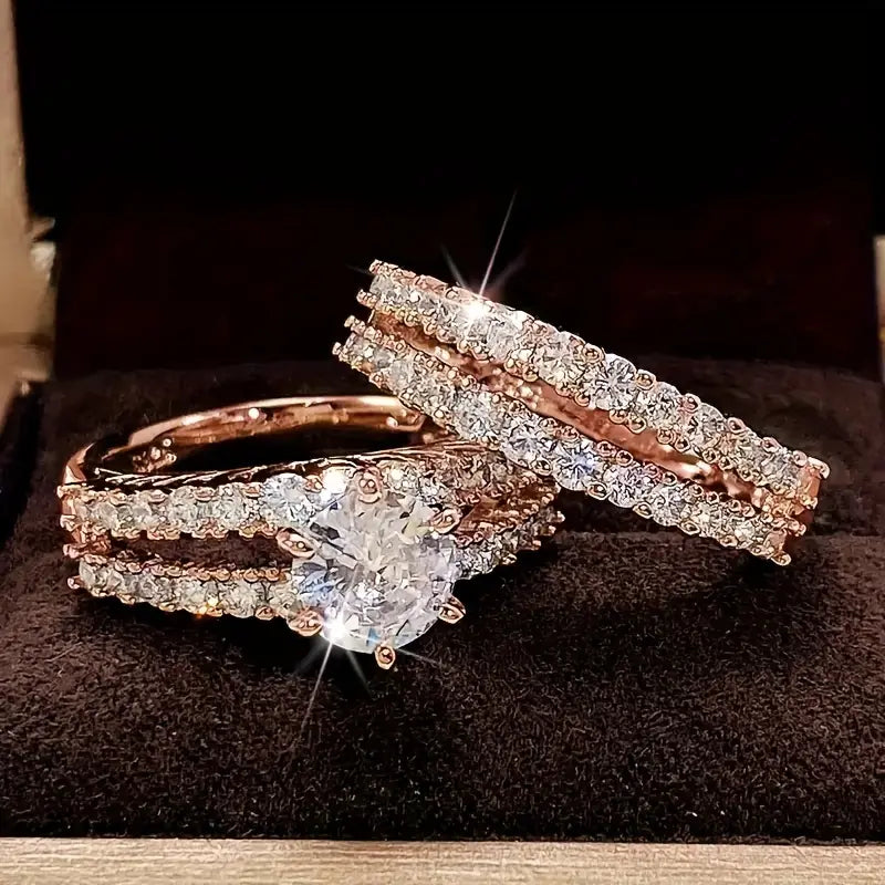 Eternal Radiance Ring Set | Gold by Harrison & James - ring product image 3