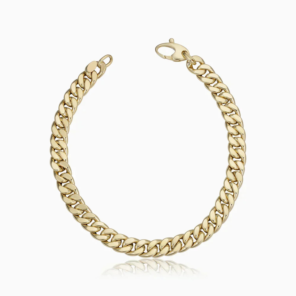 Estate™ | Gold Cuban Bracelet by Harrison & James - bracelet product image 1