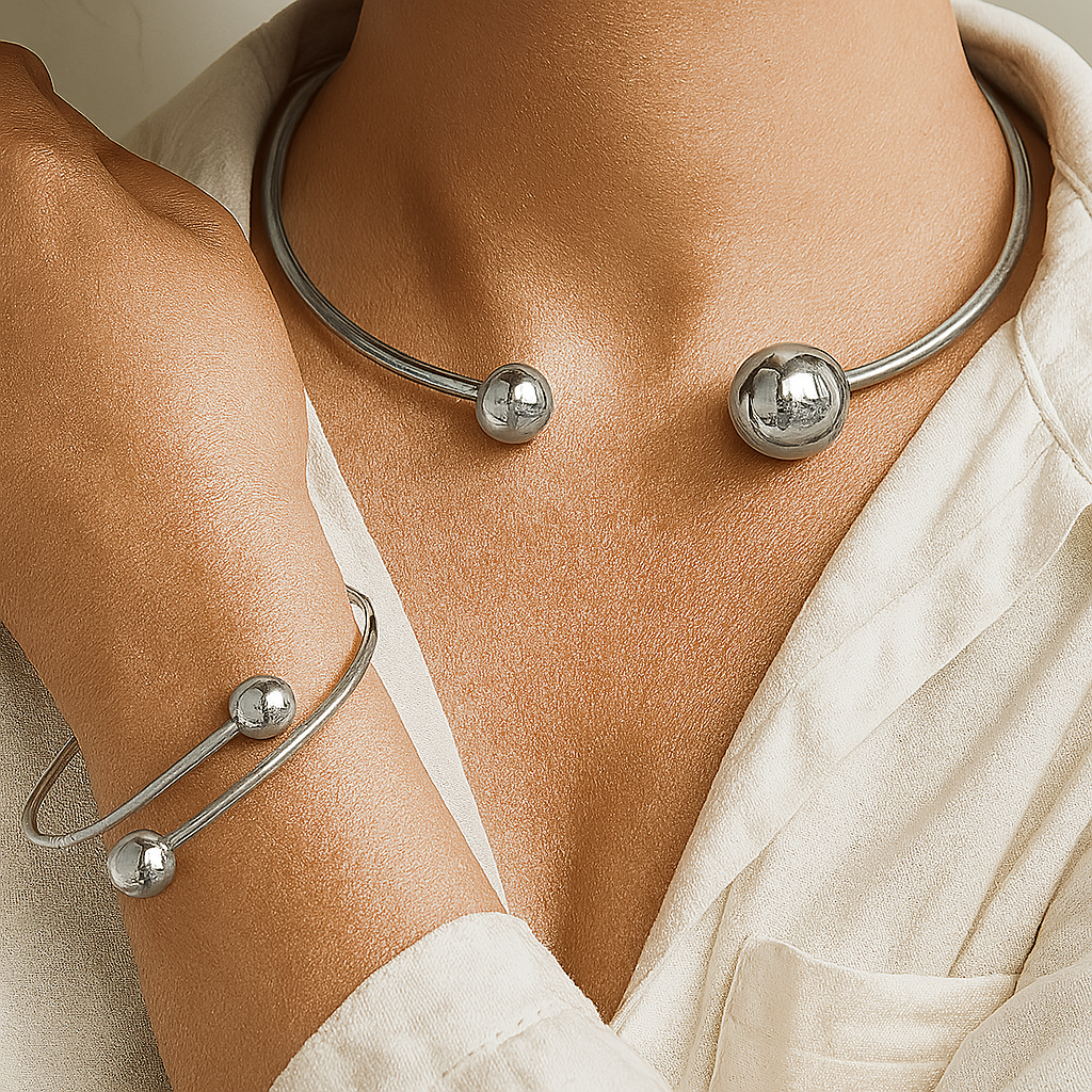 Glow™ | Gold Bracelet Set by Harrison & James - bracelet product image 2