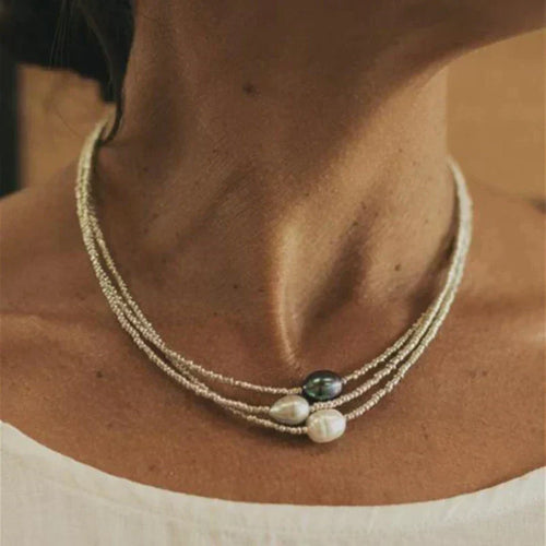Natural Pearl Necklace by Harrison & James - necklace product image 1
