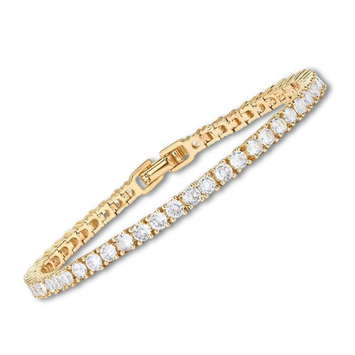 Tennis bracelet | Gold by Harrison & James - bracelet product image 1