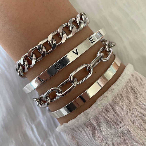 Elan Mercer Bracelet Set | White Gold by Harrison & James - bracelet product image 1