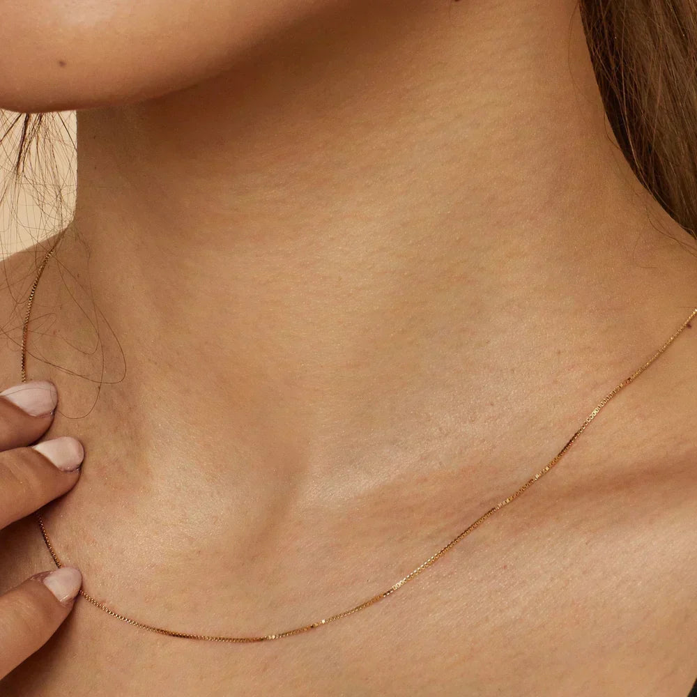 Bodega™ | Gold Box Necklace by Harrison & James - necklace product image 2