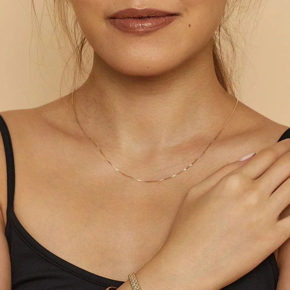 Bodega™ | Gold Box Necklace by Harrison & James - necklace product image 3