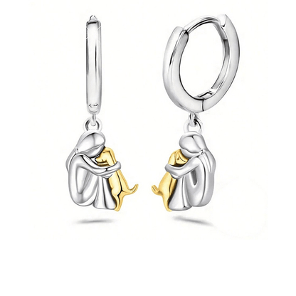 Wynter™ - Hug Pendant with Matching Earrings by Harrison & James - earrings product image 5