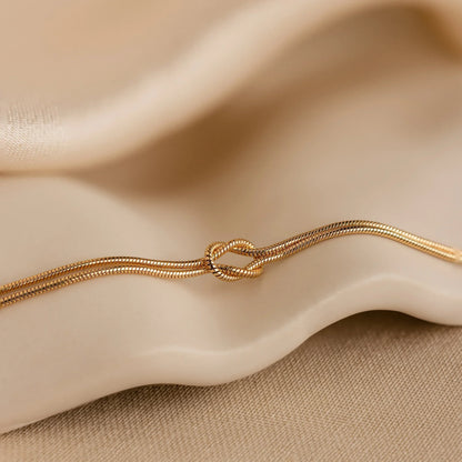 Forever Knot Bracelet – Meaningful Gift for Couples, Best Friends & Family by Harrison & James - bracelet product image 10