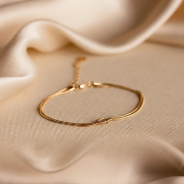 Forever Knot Bracelet – Meaningful Gift for Couples, Best Friends & Family by Harrison & James - bracelet product image 1