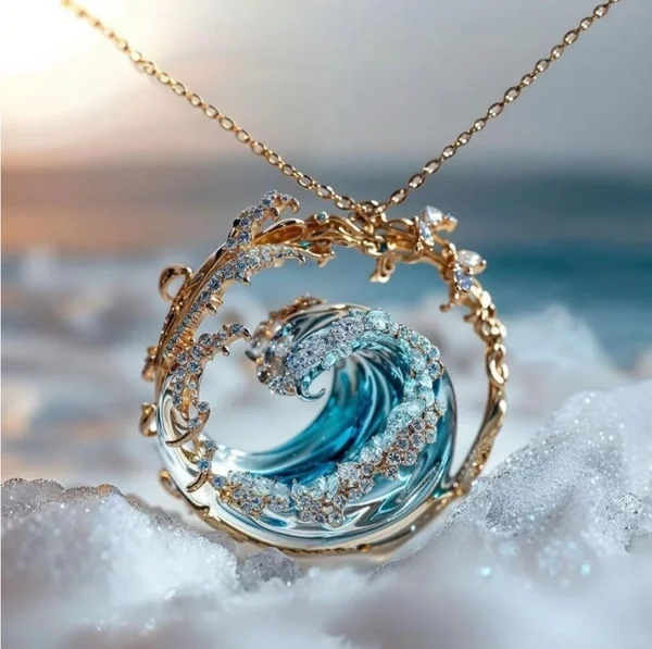 Ocean's Oath Necklace by Harrison & James - necklace product image 1