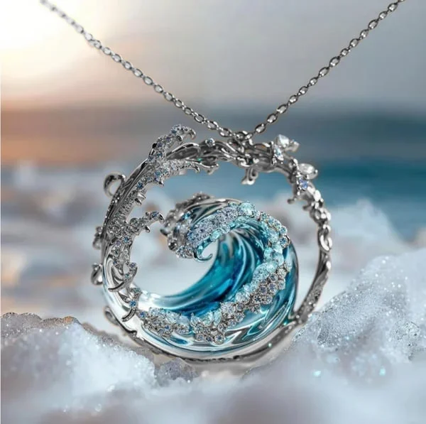 Ocean's Oath Necklace by Harrison & James - necklace product image 2