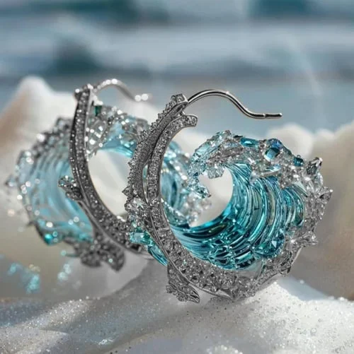 Ocean's Oath Earrings by Harrison & James - earrings product image 2