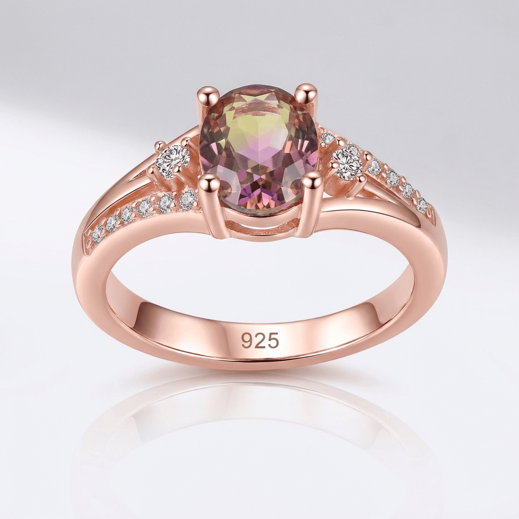 MYSTIC TOPAZ ROSE GOLD RING by Harrison & James - ring product image 1