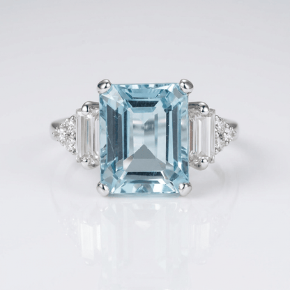 SILVER DIAMOND TRIO RING by Harrison & James - ring product image 5
