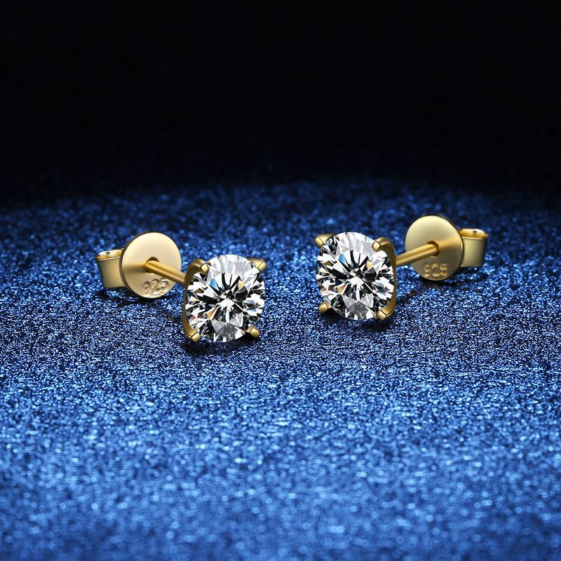 Tera™ | Women's Gold Earrings by Harrison & James - earrings product image 2