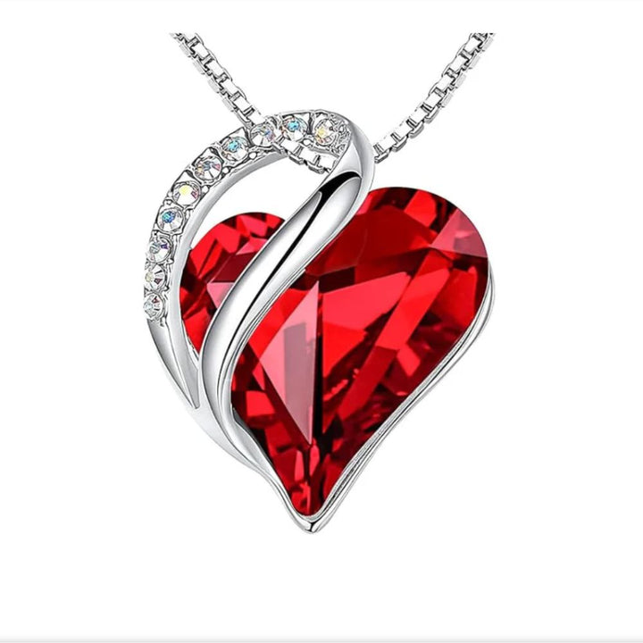 Infinity Heart Ruby Necklace by Harrison & James - necklace product image 1