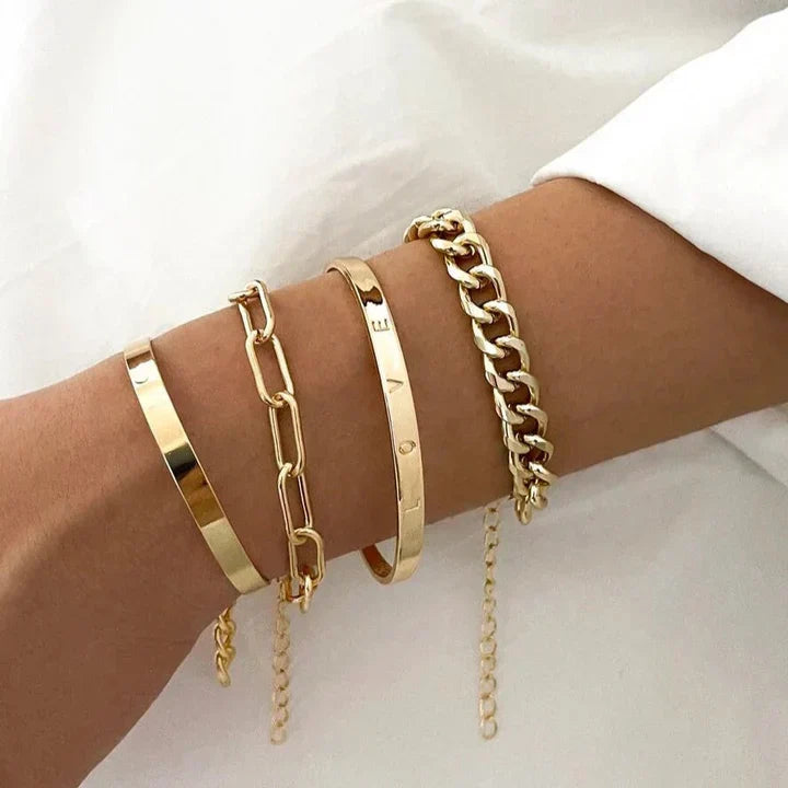 Elan Mercer Bracelet Set | White Gold by Harrison & James - bracelet product image 2